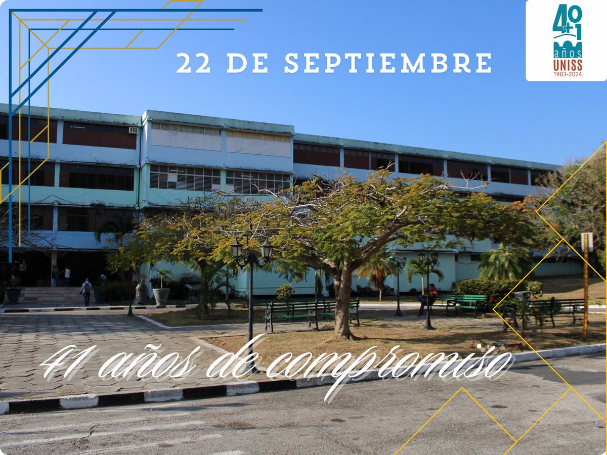 💙 Estamos de cumpleaños! 🥳🥳🥳🥳🥳

4️⃣1️⃣ años... Un número que refleja, el compromiso, el esfuerzo y la dedicación de este claustro para transformar no sólo vidas, sino también el futuro de nuestra sociedad. 

¡FELIZ ANIVERSARIO UNISSEÑOS! 🙌💙

#41AñosDeCompromiso 
<a href="/CubaMES/">MES</a>