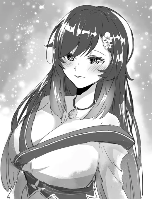 雪女ハロコスステさん、人間が立ち入らない山奥深くの里とかに住んでそうで良いよね
