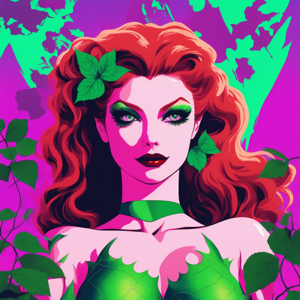 JrNow1's tweet image. #PoisenIvy #vaporwave #deepai #comics #dccomics  #art