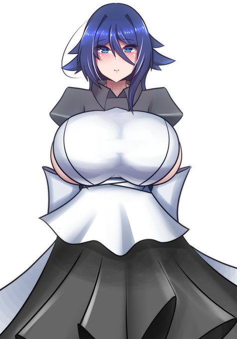 シンプルにうちの子神威さんを描きました('ω')
この変なメイド服地味に髪が長いと似合わないことに気づいた((( 