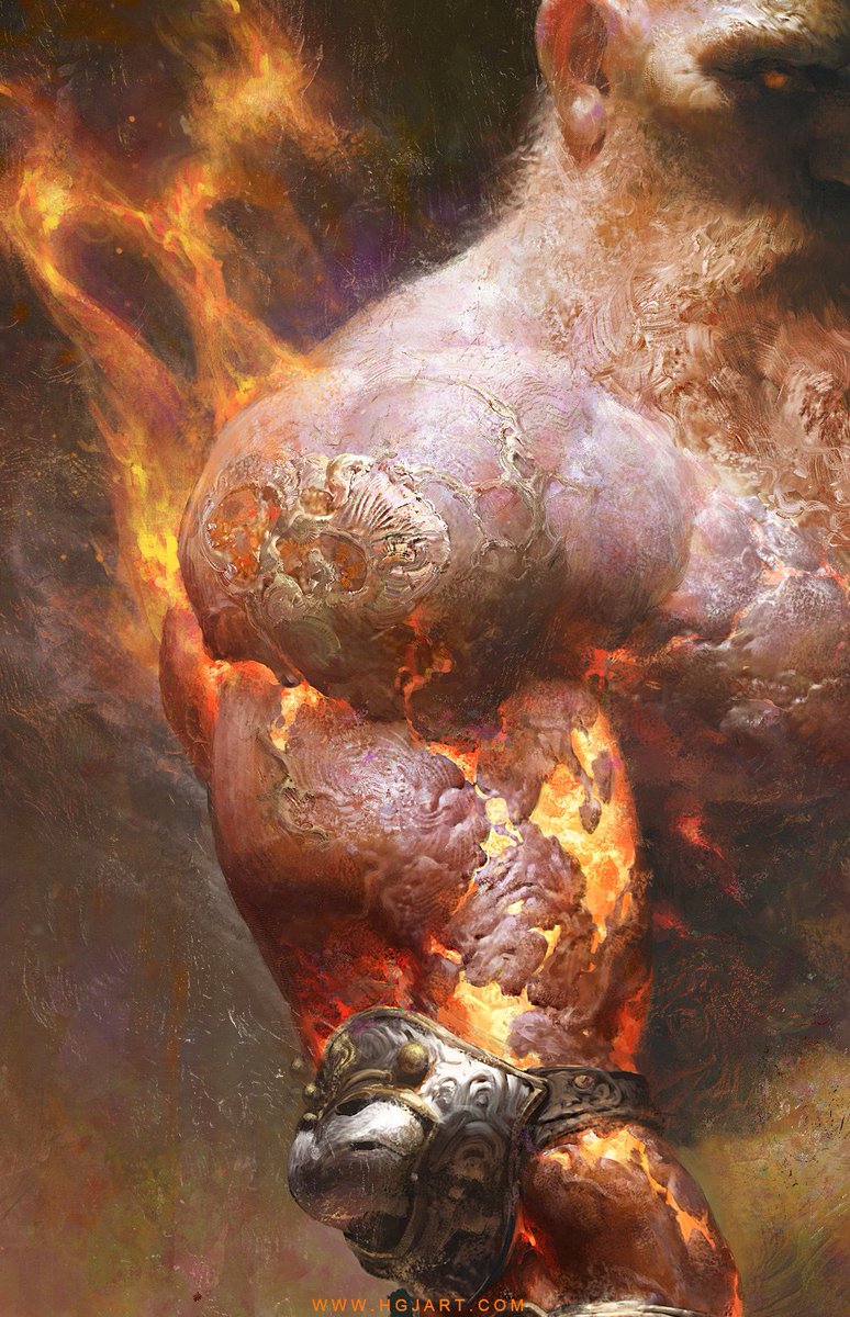HgjArtt's tweet image. Hephaestus, God of Fire and Forging