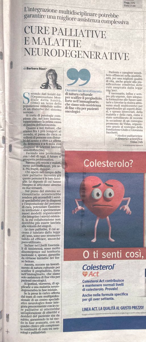 Giovanna Marsico (@giomarsi) on Twitter photo Cure palliative e malattie degenerative, un plaidoyer giusto e pertinente portato dalla Dottoressa Barbara Rizzi di <a href="/VidasPalliative/">VIDAS - Assistenza ai malati inguaribili</a> sul <a href="/Corriere/">Corriere della Sera</a> Cure palliative e malattie degenerative, un plaidoyer giusto e pertinente portato dalla Dottoressa Barbara Rizzi di <a href="/VidasPalliative/">VIDAS - Assistenza ai malati inguaribili</a> sul <a href="/Corriere/">Corriere della Sera</a>