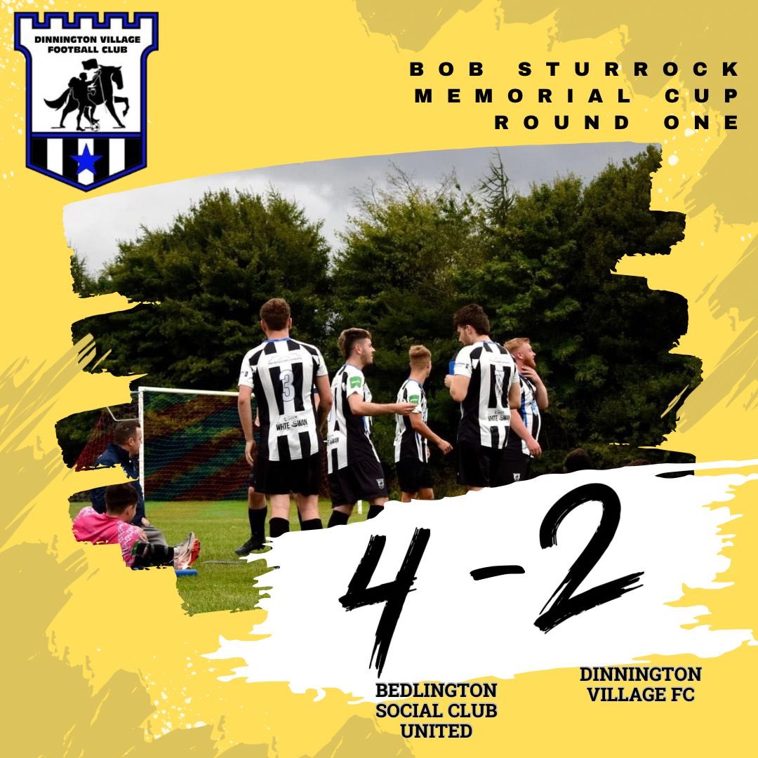 Great game today despite the result against <a href="/BedlingtonSCU/">Bedlington Social Club United</a> - bare squad and players out of position but we cannot fault the effort shown across the lads.

⚽️ Lee Taylor
⚽️ Jacob O’Brien

⭐️ Ross Bennett 

Best of luck to social club in the rest of the cup.

#UTDV
