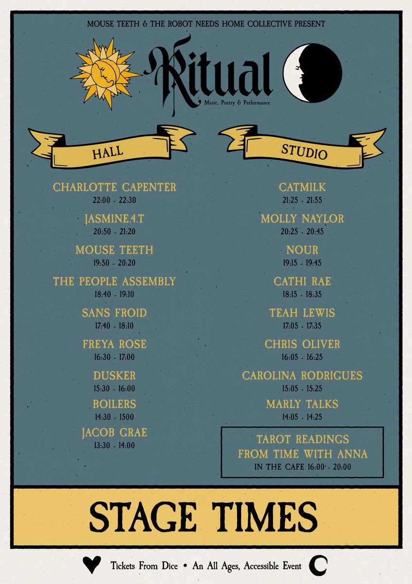 Less than a week to go until RITUAL at <a href="/AttenboroughAC/">Attenborough Arts Centre</a>. Tickets: link.dice.fm/Rfbddce02da0