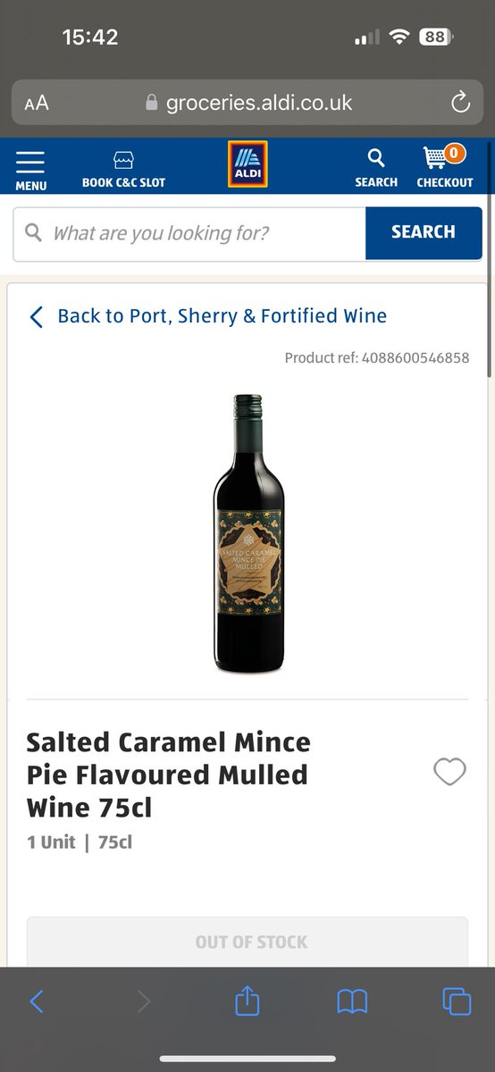 ZRodriguez91's tweet photo. @AldiUK Please please please tell me some good news! Are you bringing back the salted caramel mince pie mulled wine this year? 😫 I need it!!! https://t.co/7ek4ClhsfD
