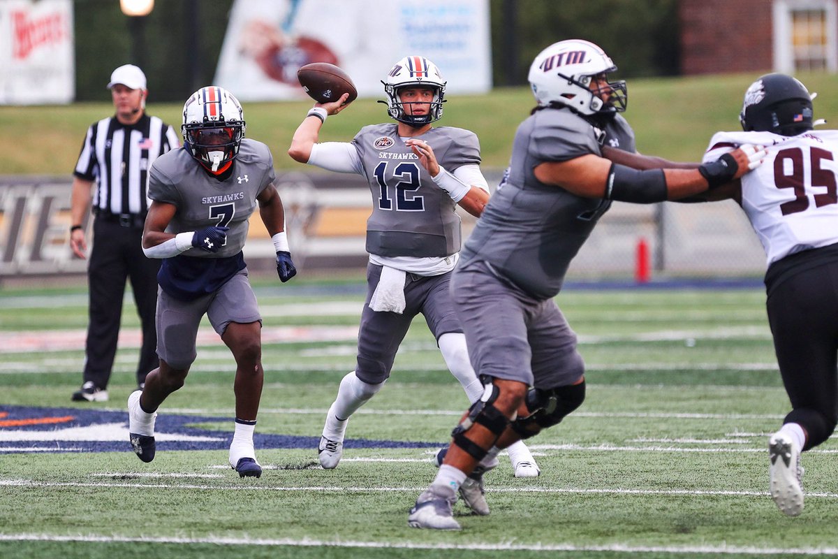 Over the last 2 games for <a href="/UTM_FOOTBALL/">UT Martin Football</a> — former Briar Jumper <a href="/kaiyasheron2/">Kaiya Sheron</a>:

• 34/45 (75%)
• 383 yards
• 3 TDs
• 0 INTs

#BJN // #NextLevelJumpers