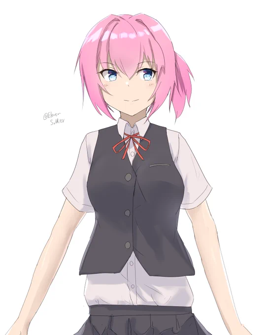 不知火 普通にぬいぬいを描いた。ぬいぬい好き。#艦これ版深夜の真剣お絵描き60分一本勝負 #艦これ版真剣お絵描き60分一本勝負_20240922 