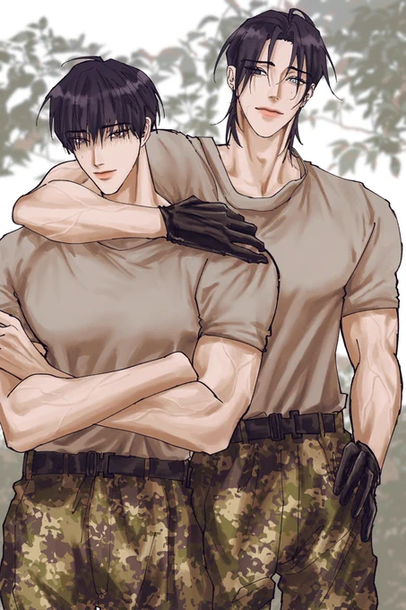 If the twins were in army…
 #조개소년 #PearlBoy 