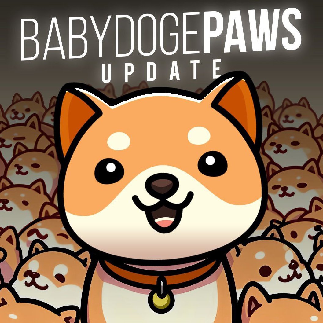 BabyDsogeCoin's tweet photo. @babydoge All BabyDoge token holders will also receive a PAWS airdrop. 💎🤲

Registration is live now, complete the steps to increase your allocation!

👉 https://t.co/aCVYvJmI1g https://t.co/u7r37haVrf