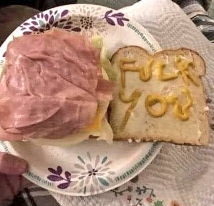 when your wife is mad, but she still knows her role...