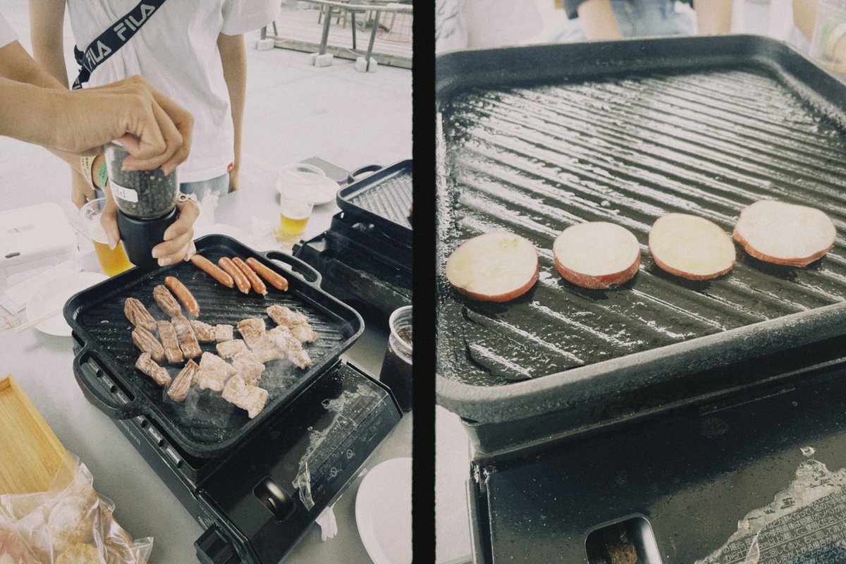 rin3world's tweet photo. BBQイベント🍖🔥

ひななといっぱい喋れて、
お肉もIMOもいっぱい食べれて
幸せイベす��た❕🍻

大満足🈵 https://t.co/WDCJ6QpMCC