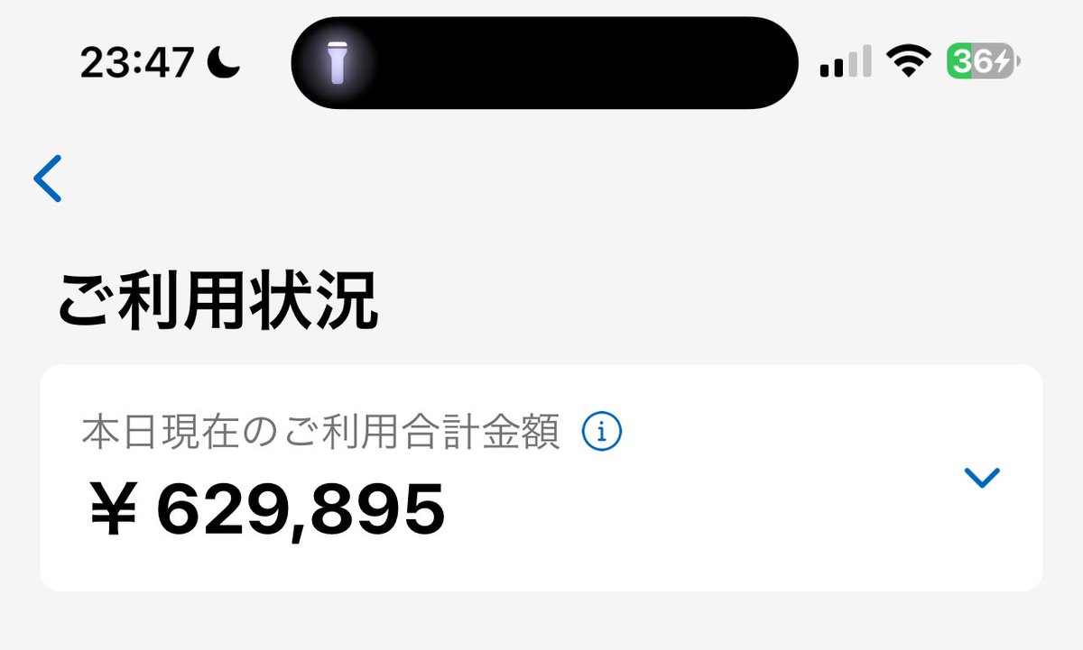 めっちゃキャッシュバックされてる！って思ってウキウキで請求額見たら膝から崩れ落ちた

ここにiPhone2台買った分の43万が乗るんやろ
100万超えるやんけアホちゃうか