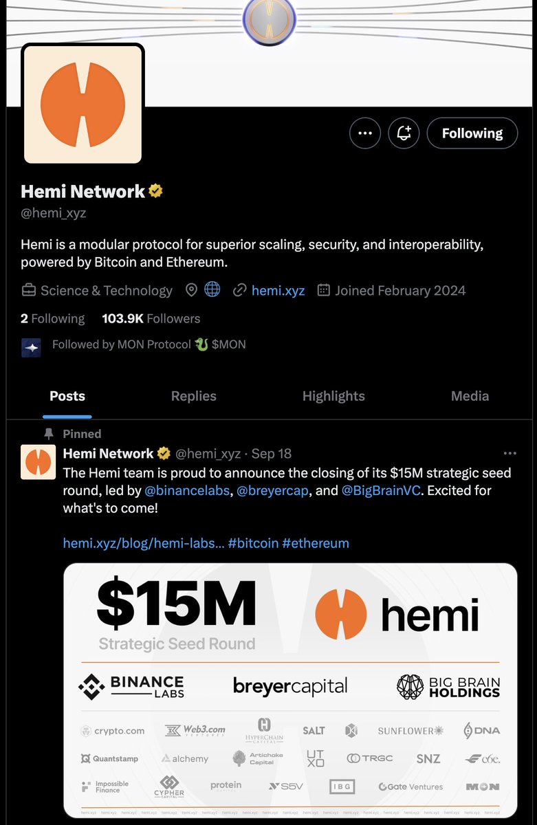 web3_ethos's tweet photo. ⏰💸 Airdrop Alert #63 - Hemi Network (Confirmed)
Hemi is a modular protocol for superior scaling, security, and interoperability, powered by Bitcoin and Ethereum.
@hemi_xyz #Web3Ethos #Airdrop https://t.co/1vbmPW3kjf