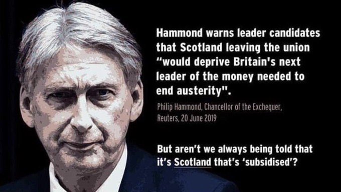 Prae54Rae's tweet photo. The ruling English, far-right criminal establishment have always denied they have asset-stripped Scotland’s highly valuable natural resources. Do you believe them or have they stolen:
A: Our oil?
B: Our oil and gas?
C: Our oil, gas and renewables? https://t.co/l6GhaDNIhD