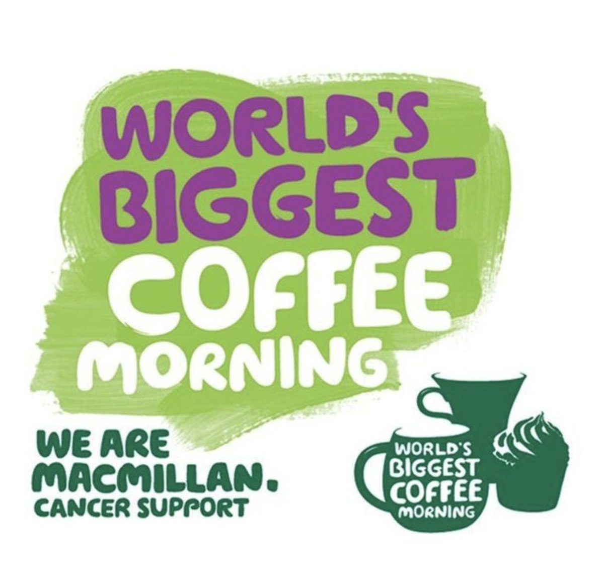 On Friday 27th September, we will be supporting <a href="/macmillancancer/">Macmillan Cancer Support</a> by hosting a coffee morning for all our families. 
💚🤍💚🤍💚🤍💚🤍💚🤍💚🤍💚
F1&amp;F2 &amp; Y1 &amp; Y2 - 9-9.45am
Y3, Y4, Y5 &amp; Y6  - 10-10.45am
🟢 Donations of cakes/buns (Thurs)
🟢Non uniform (wear green)
@DeltaNorbridge 💚