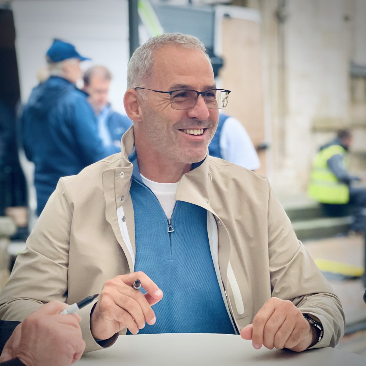 prodrive's tweet photo. We’ve enjoyed some great Q&A and autograph sessions at #ProdriveDay, wonderfully hosted by @specutainment and Jonny Palmer. The rain even kept away at just the right time too!

Thanks to our very special guests; @brabsracer, @DarrenTurner007 , @jonnyadam, @AlainMenu_, Phil Mills, and not forgetting our very own chairman, David Richards.

@BanburyBID | @Cherwellcouncil | @TownEvents 

Prodrive40 #Banbury #Oxfordshire #CommunityEvent #FamilyFun