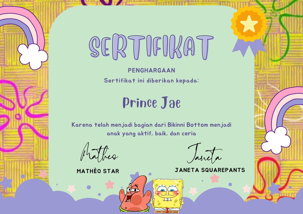 Makasih ia <a href="/BikinniBotto0m/">🏝</a> atas kenangan manis, pahit dan getir bersama selama kurleb 50 hari ini. Makasih juga buat kado cute ini! 🎁