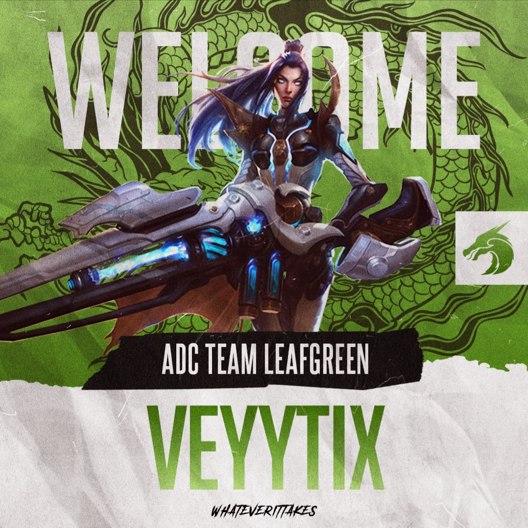 Starker Carry.✔️
Spielt alles fürs Team.✔️
Massig Erfahrung in Liga 2 &amp; 3.✔️

Er ist ein unglaublich sympathischer Typ, beweist immer extremen Teamgeist und als eingespieltes Duo (mit Hyosha) bringt er das Team auf neue Höhen.

Willkommen <a href="/veyytix/">Veyytix</a> als ADC für das Team