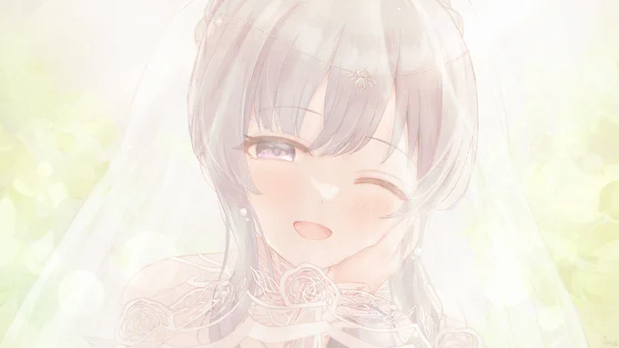 誕生日おめでとう霧子!!今年はブライダルもおめでとう!!#幽谷霧子生誕祭2024 