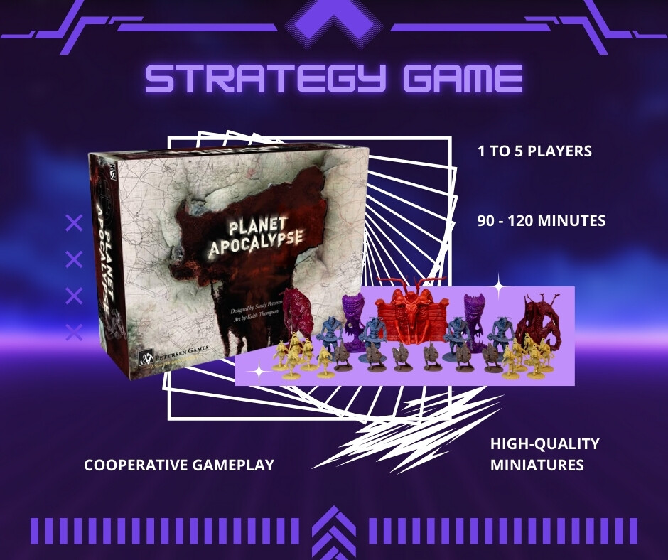 Are you ready to join the battle? 💀👹 In Planet Apocalypse, you'll fight alongside your friends in an epic, cooperative game where teamwork is your only chance to survive! 👫🤜🤛

💥🔥 #PlanetApocalypse #FightTheHorde #EndTimes #BoardGameCommunity #CoopGaming #TabletopWarriors