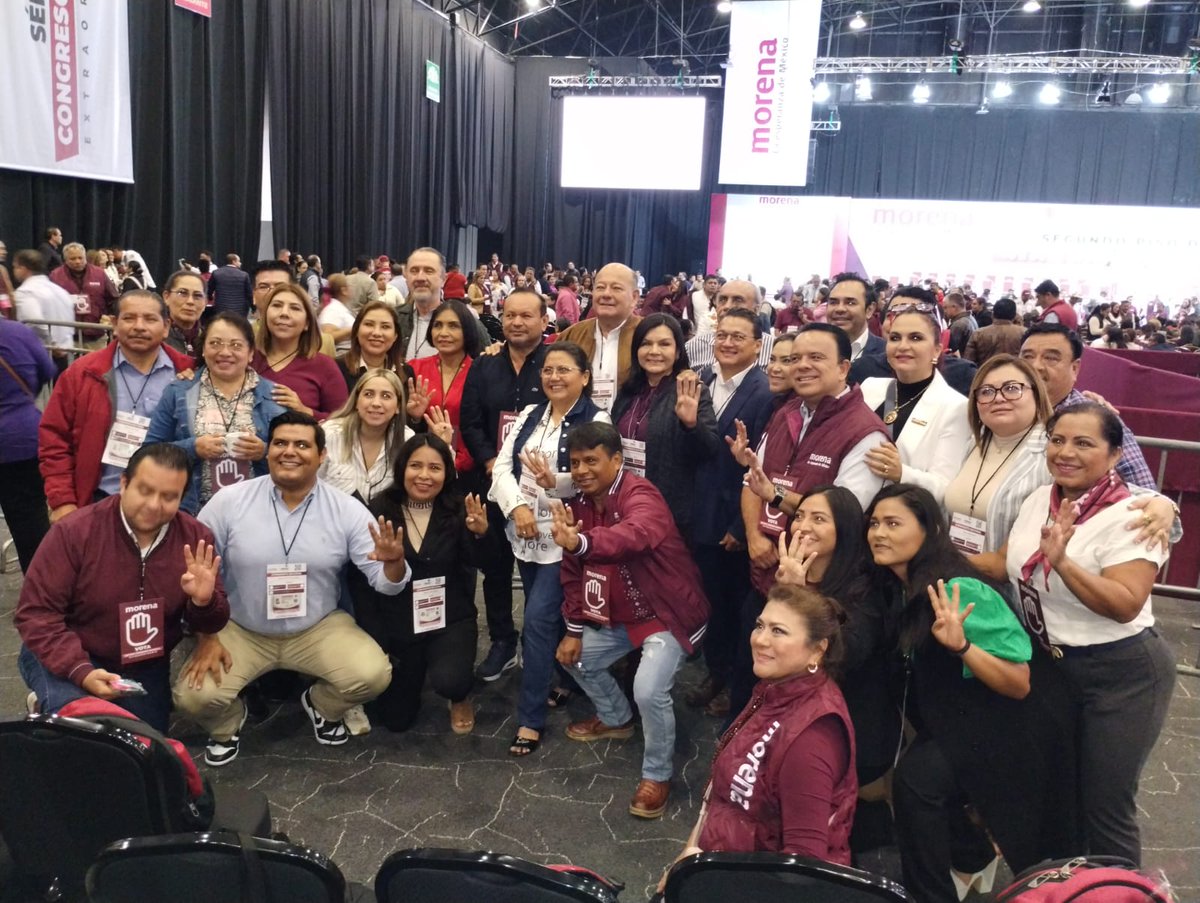 Marcos_Rosendo's tweet photo. Listos las y los Congresistas de Tabasco para participar en el Séptimo Congreso Nacional de #MORENA @PartidoMorenaMx @CENMorenaMX @morena_tab https://t.co/re02oB9U6n
