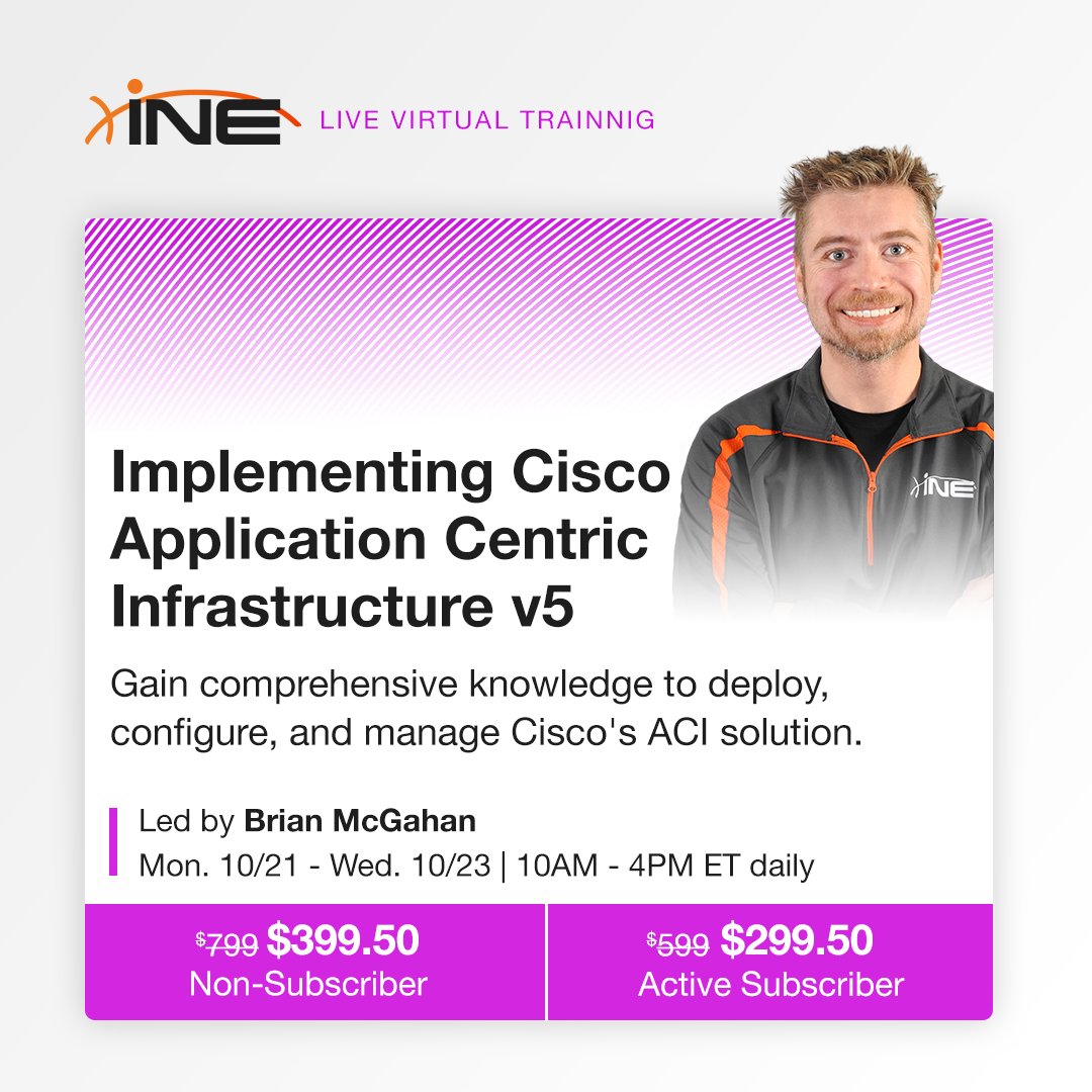 SecurityTube's tweet image. Today is your LAST CHANCE to save on an @ine #LiveVirtualTraining in October! Sign up today for in-depth, interactive #training with an INE instructor at half the cost. Register before it's too late! bit.ly/4exz58z

#cybersecurity #certification #ccna #cisco #cissp