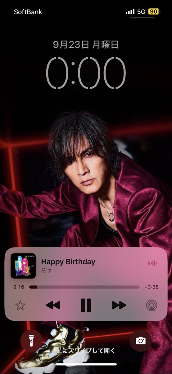 稲葉さん！㊗️還暦💐❤️
こんなかっこいい60歳いる？！

稲葉さんが今後見る景色も幸せで満ち溢れていますように。心から大好きです❤️‍🔥

 #稲葉浩志誕生祭2024