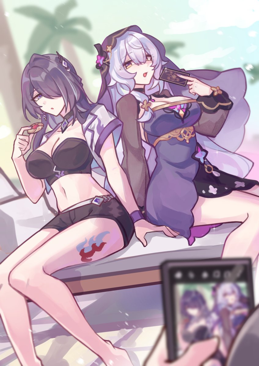 對著鏡頭~
笑一個~
#Acheswan #HonkaiStaiRail