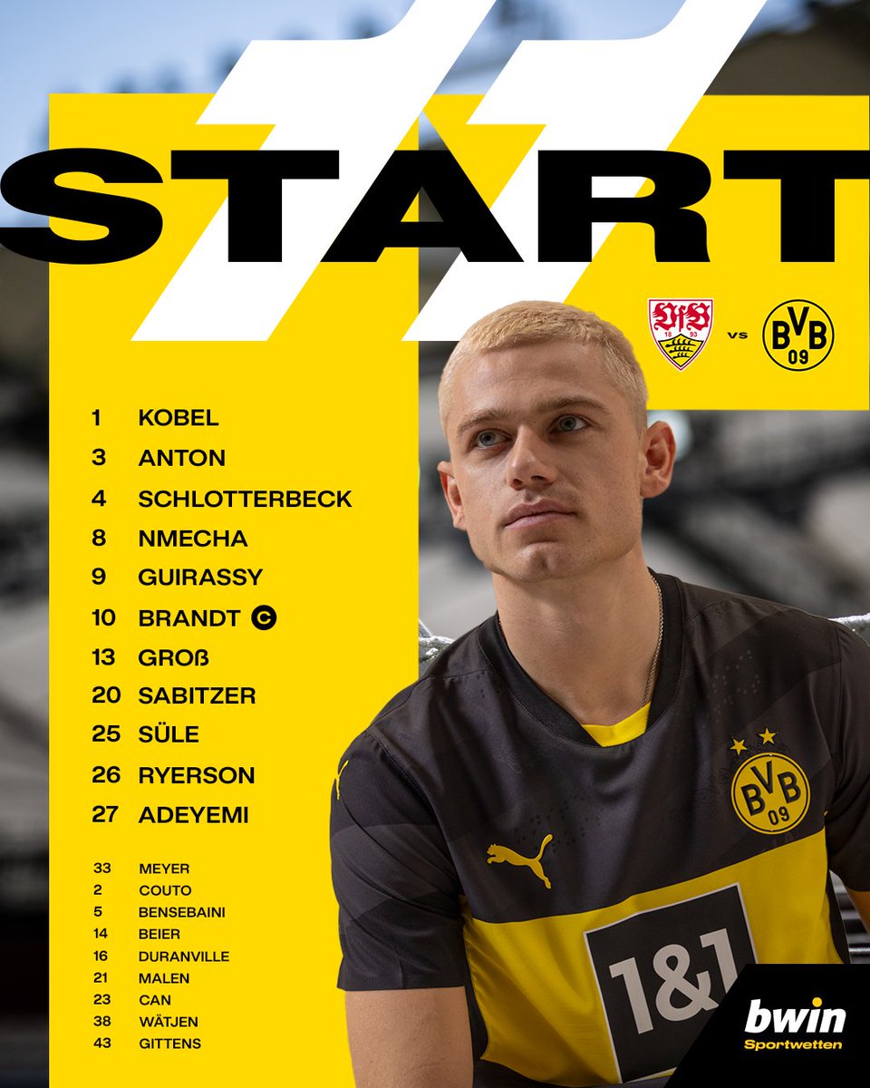 Maç ilk 11'imiz 💛🖤