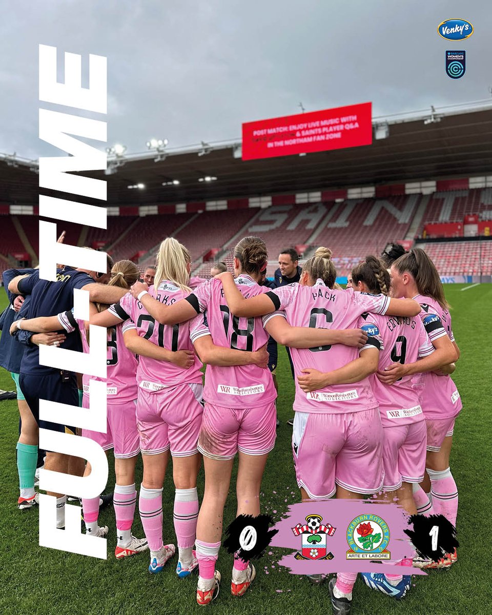 3 points up ✅

⚪️ #Saints 0-1 #RoversWFC 🌹

#Rovers 🔵⚪️