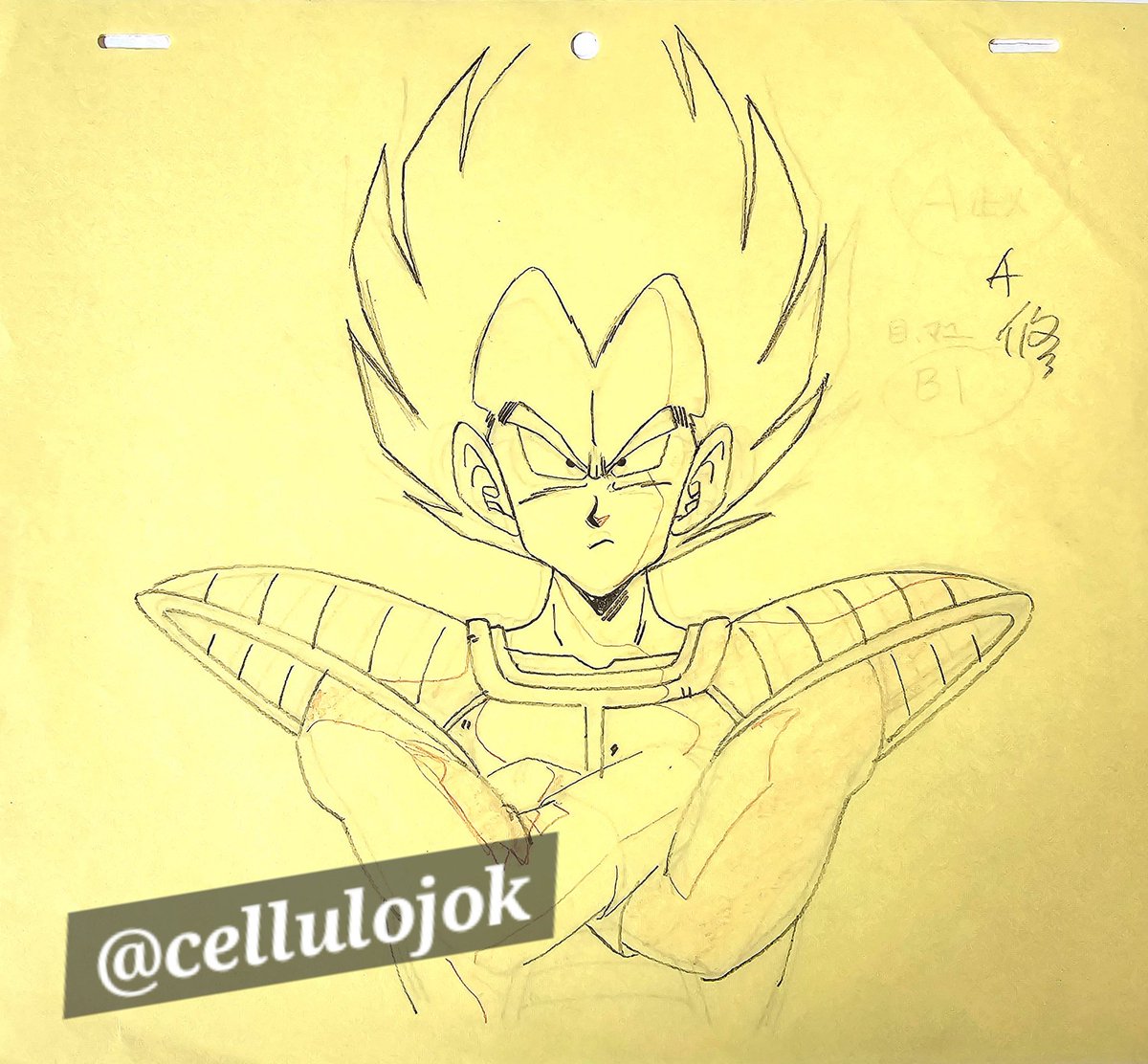 jokerulz's tweet photo. @datwerg , you are probably the only one who can find the answer. Who drew this wonderful genga that Ebisawa absolutely destroyed in his correction ? Thanks :) https://t.co/EeuDqlblwf