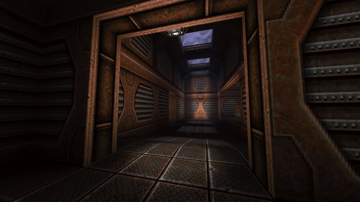 some progress on librequake e0m1, working on both the map and the textures