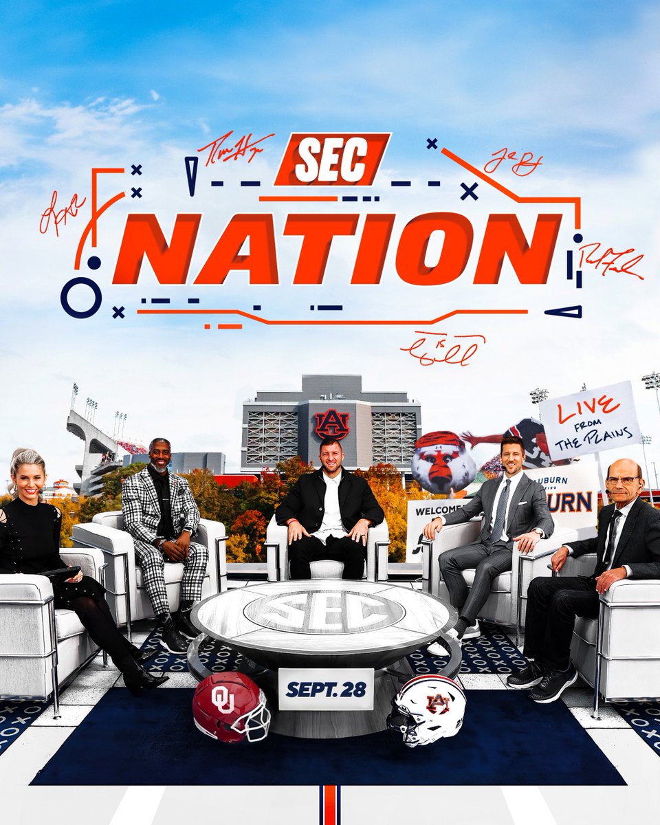 Coming to The Plains next Saturday!

See you soon, SEC Nation!

#WarEagle🦅