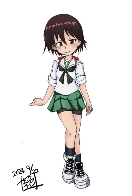 そんな訳でキャプテン典子
ちょっと寄りかかって待ってる感じの立ち絵描きました!
使用例はこんな感じで…
バイクに寄りかかる感じで…
上手く重ねて下さいねー
フォロワーさんのバイクに重ねさせていただきました!
ありがとうございます
#ガルパン
#磯部典子 