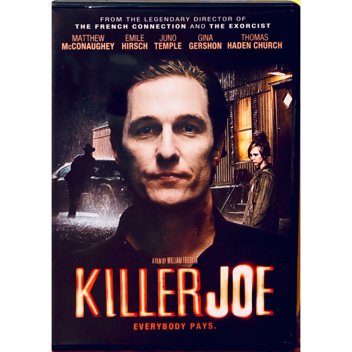 rareflicksplus's tweet photo. #NewArrival! 🎥 Killer Joe (DVD, 2011) starring Matthew McConaughey 🕵️‍♂️ Crime/Thriller classic now available! 🎉 Sale! Up to 25% off! 🏖️

Buy Now: https://t.co/1SXkP8lVsH 

#RareFlicksPlus #NewArrival #CrimeThriller #MatthewMcConaughey #DVDCollectors #VVSFilms #ThrillerThursday https://t.co/UhDgznY8H6