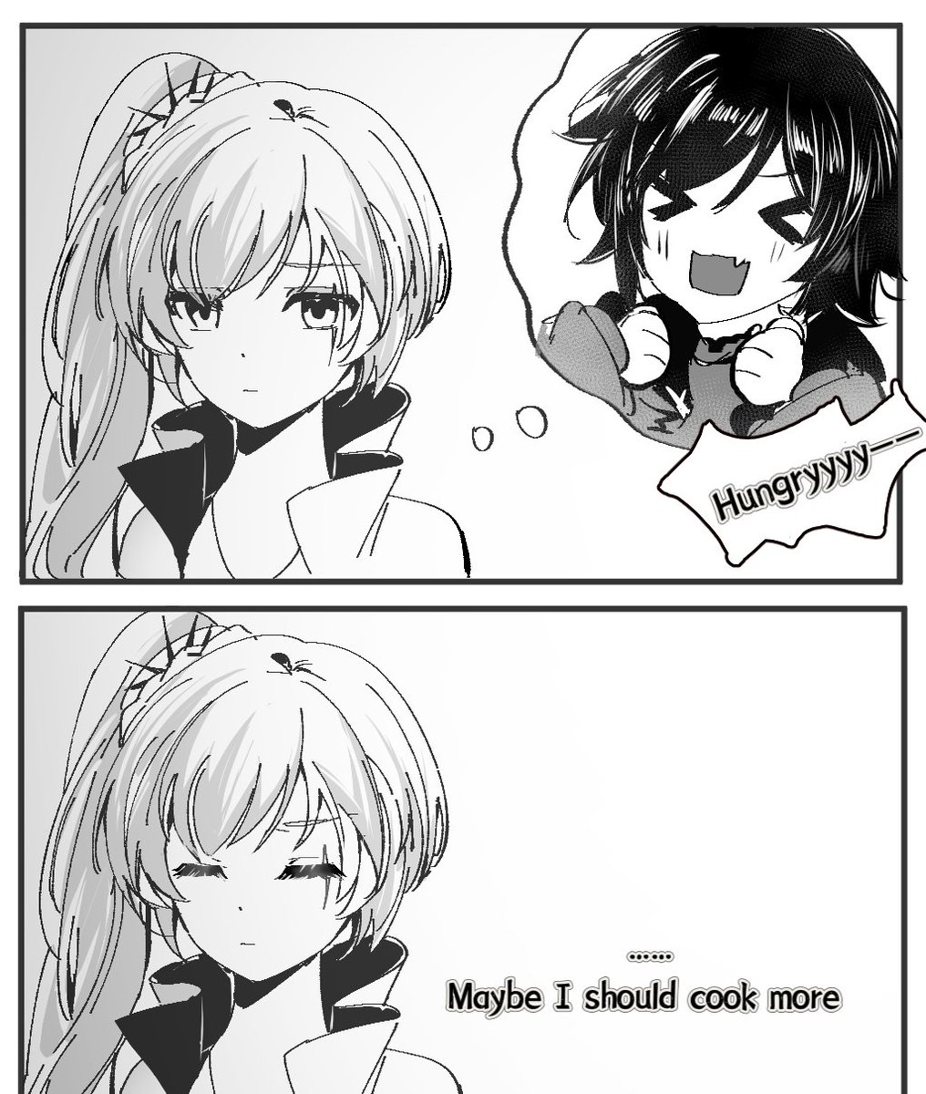 akane031_'s tweet photo. 《The First Meal》  part 2
#whiterose #RWBY https://t.co/UoMsuzHjr5