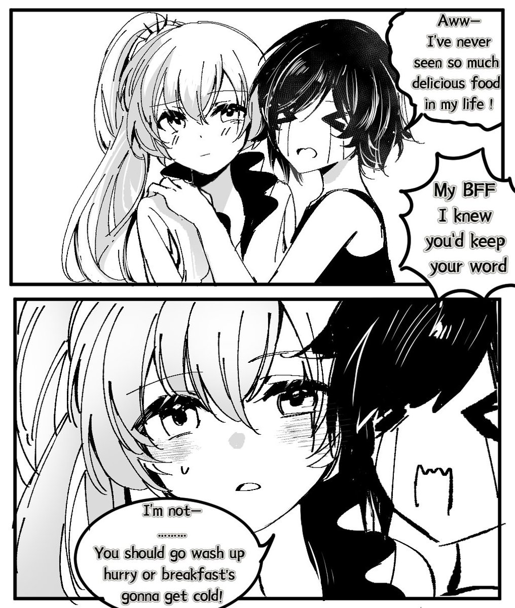 akane031_'s tweet photo. 《The First Meal》  part 2
#whiterose #RWBY https://t.co/UoMsuzHjr5