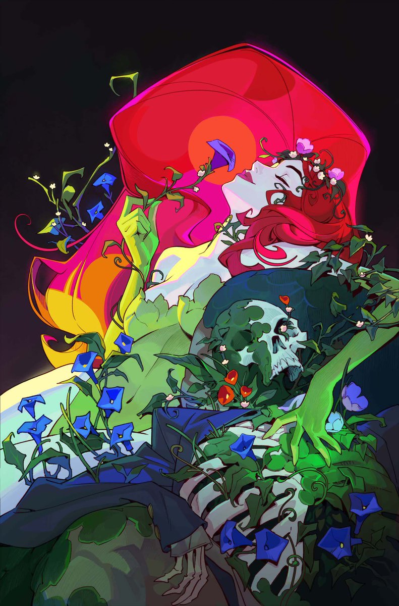 ❀ Poison Ivy #28 variant cover by Knight Zhang.