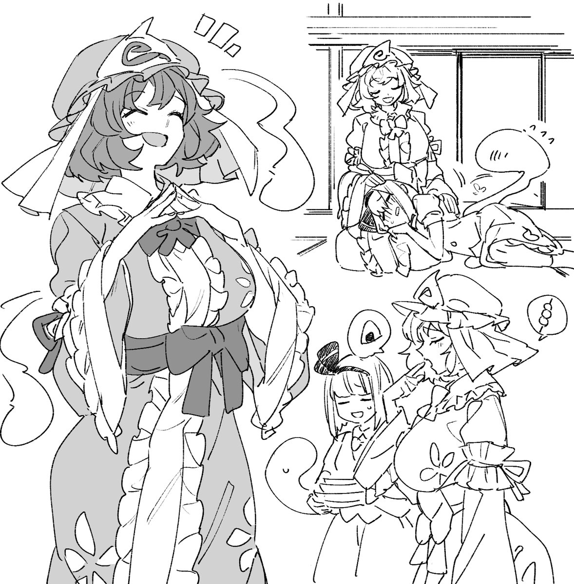 ゆゆさま落書き 