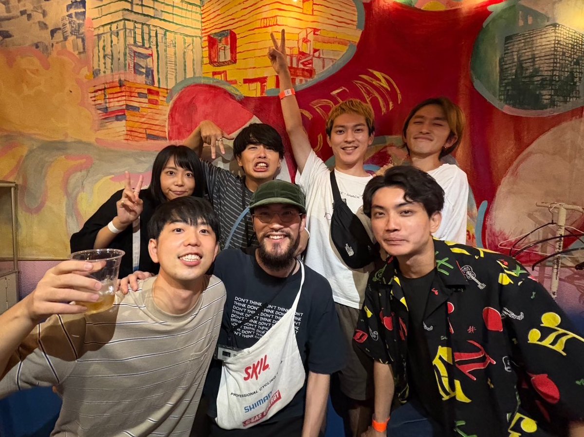 弟たちことSuperBackがdaminnsのライブを観に来てくれて嬉しかったもっと頑張るぞ