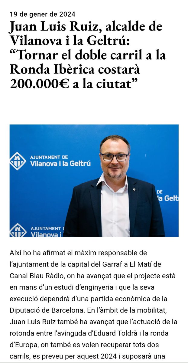 <a href="/ajuntamentvng/">Vilanova i la Geltrú</a> ❌ Correcció!!

❗Heu desmantellat part de la infraestructura ciclable del mandat anterior

❗Heu deixat perdre una inversió de 3M€ dels #NextGeneration paralitzant i revertint projectes

‼️ Sense CAP procés participatiu, sense aval tècnic expert, i amb un sobrecost vergonyós
