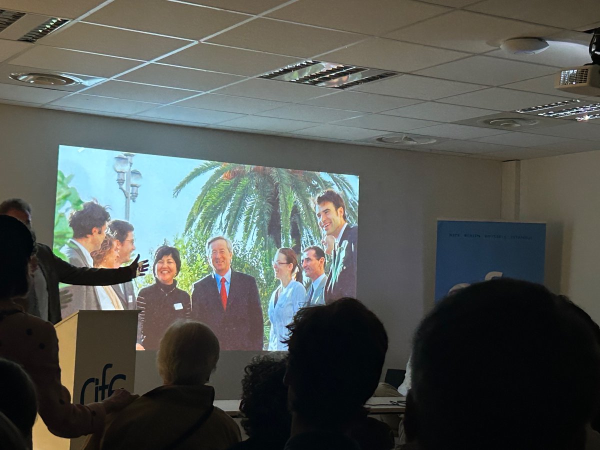 TobiasBtow's tweet photo. Happy birthday!🤩Long before the Elysée treaty &amp; the Erasmus program, since 1954, @CIFE_EUstudies pushed forward from #France the idea of European exchange &amp; youth mobility. 🙏 for the invitation to celebrate 75 years w/ former students, colleagues &amp; European federalists! 🇪🇺💪 https://t.co/Uphgzs6SHy