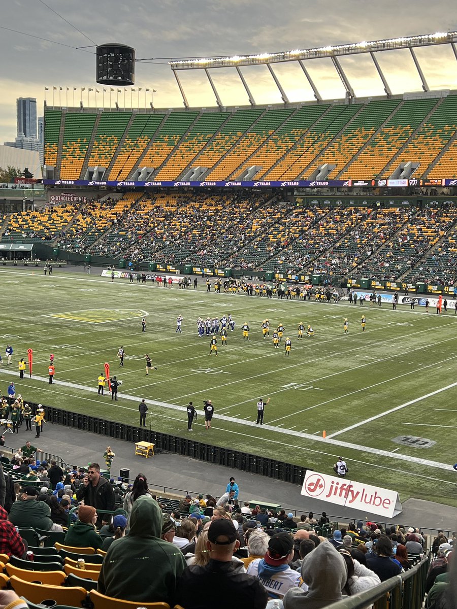 Thank you <a href="/ginny_jenny/">Jenny (she/her)</a> for gifting your Elks tickets to some great friends I have from Glendon- we had a great time last night! Only 1 of us was happy with the outcome of the game though 😂