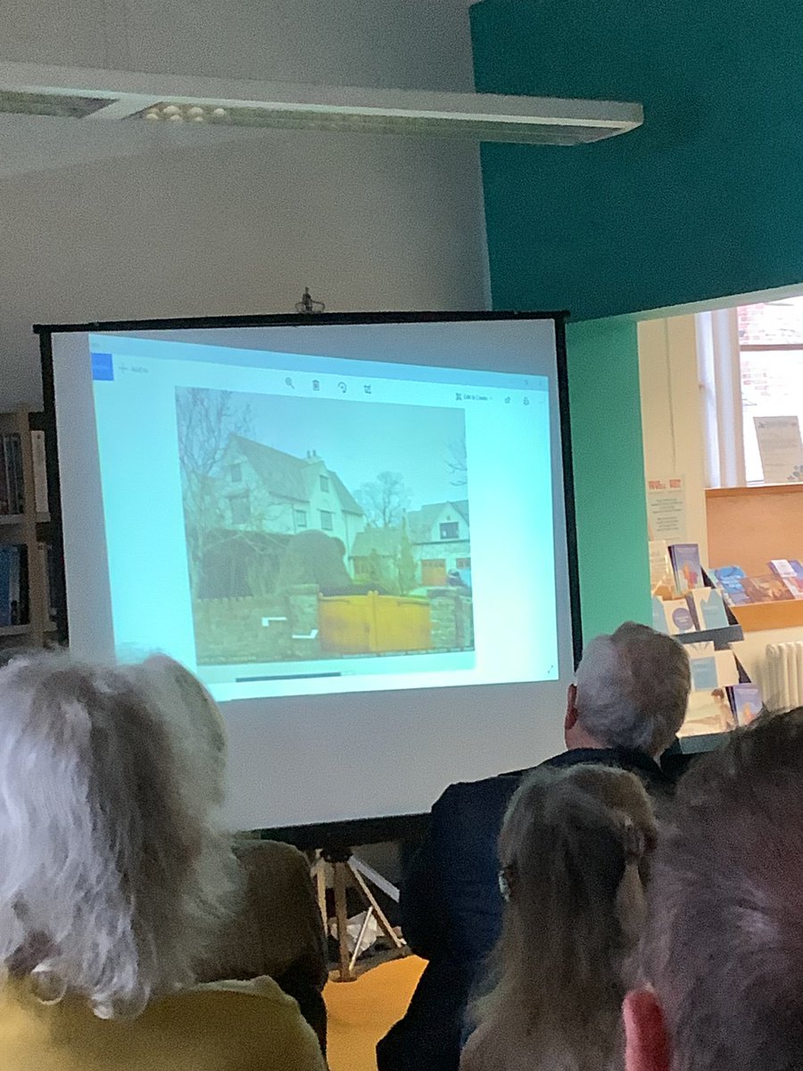 Informative talk by Chris Evans on listed buildings to close Open Doors at Denbigh Library