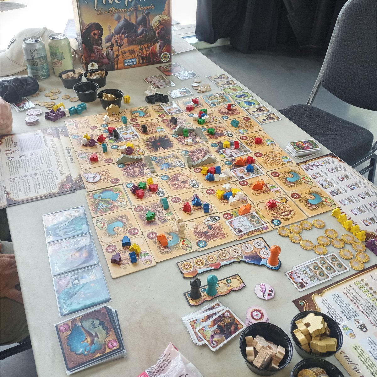 Penthragore's tweet photo. #52Semaines52Jeux2024
 
SEMAINE 38- Top 5 
Pour ma part : Five Tribes
 
Voici mes 3 derniers choix :

36- Petit Filler : Doodle Island
37- Surnaturel : Lueur
38- Top 5 : Five Tribe

#J2S #JdS #Jeu #JeuDeSociete #boardgames #52Semaines52Jeux https://t.co/6QBRzZhdI0