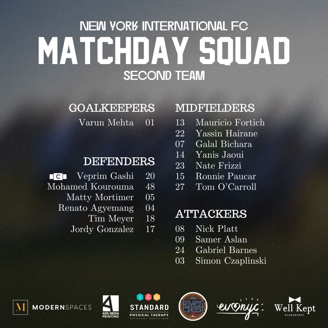 NYIntFC's tweet photo. Match Day 3
🦁Second Team🦁
📅 Sun, Sept 22
🆚 Borgetto FC
⏰ 7pm
📍 Randall’s Island, NYC
🏟️Field 74
🏆@CosmoLeague
#WinForDavide https://t.co/XVhMDSF2tN