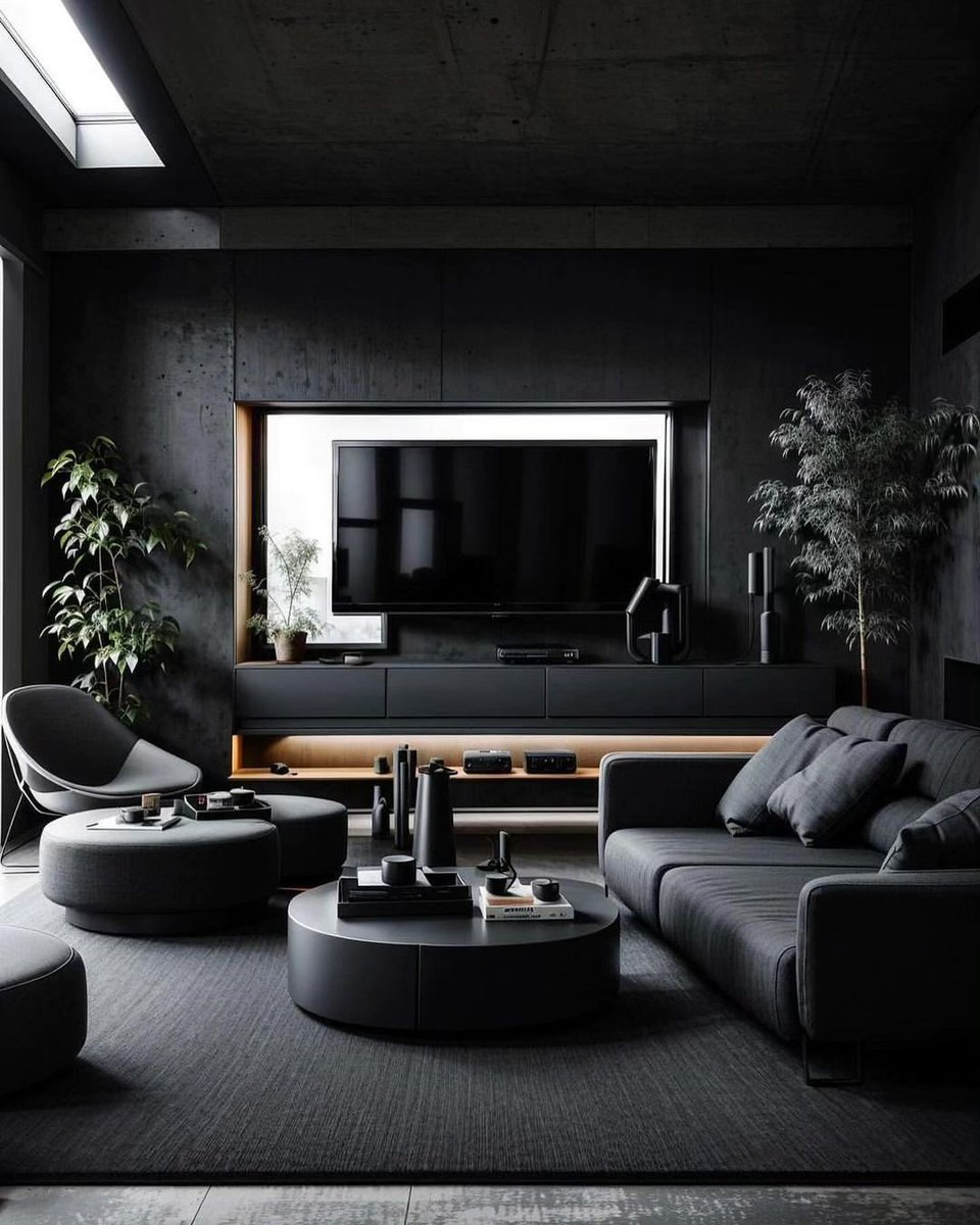 Itsdreamhome's tweet photo. exotic living room🖤 https://t.co/0xv7UmAAb7