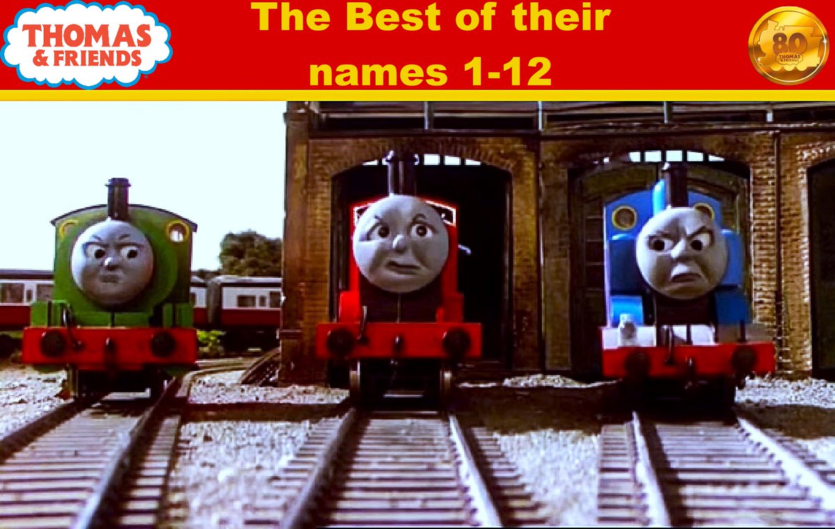 EwanLow6's tweet photo. Thomas and Friends - The Best of their names 1-12 (2025 Book) #ThomasandFriends #HiTEntertainment @KetchupTVKids @UmairYoKaiMon #ThomastheTankEngine #PercytheSmallEngine #JamestheRedEngine @Mattel @DraytonManor https://t.co/fmVmYWvODR