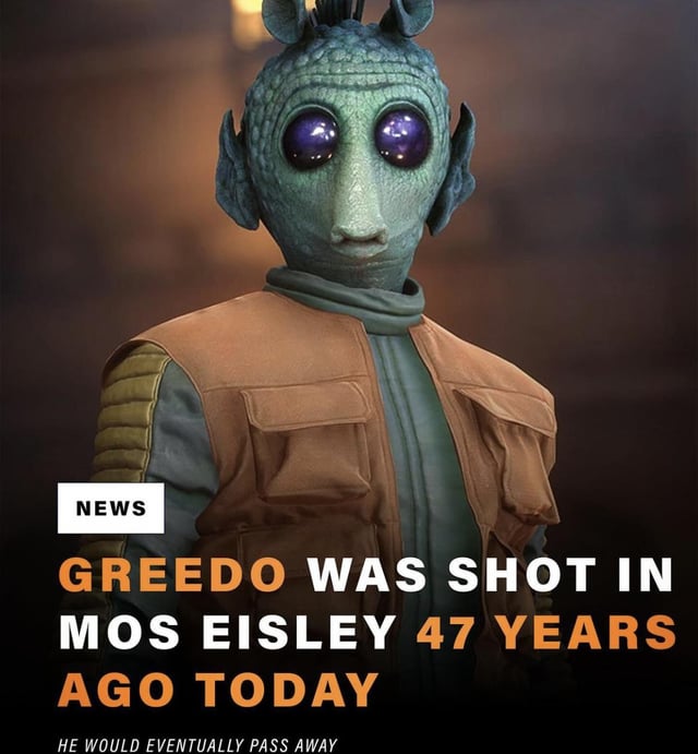 SaltierThnCrait's tweet photo. RIP Greedo 💀 https://t.co/w5svkvSbYV https://t.co/vapOjQJUiq