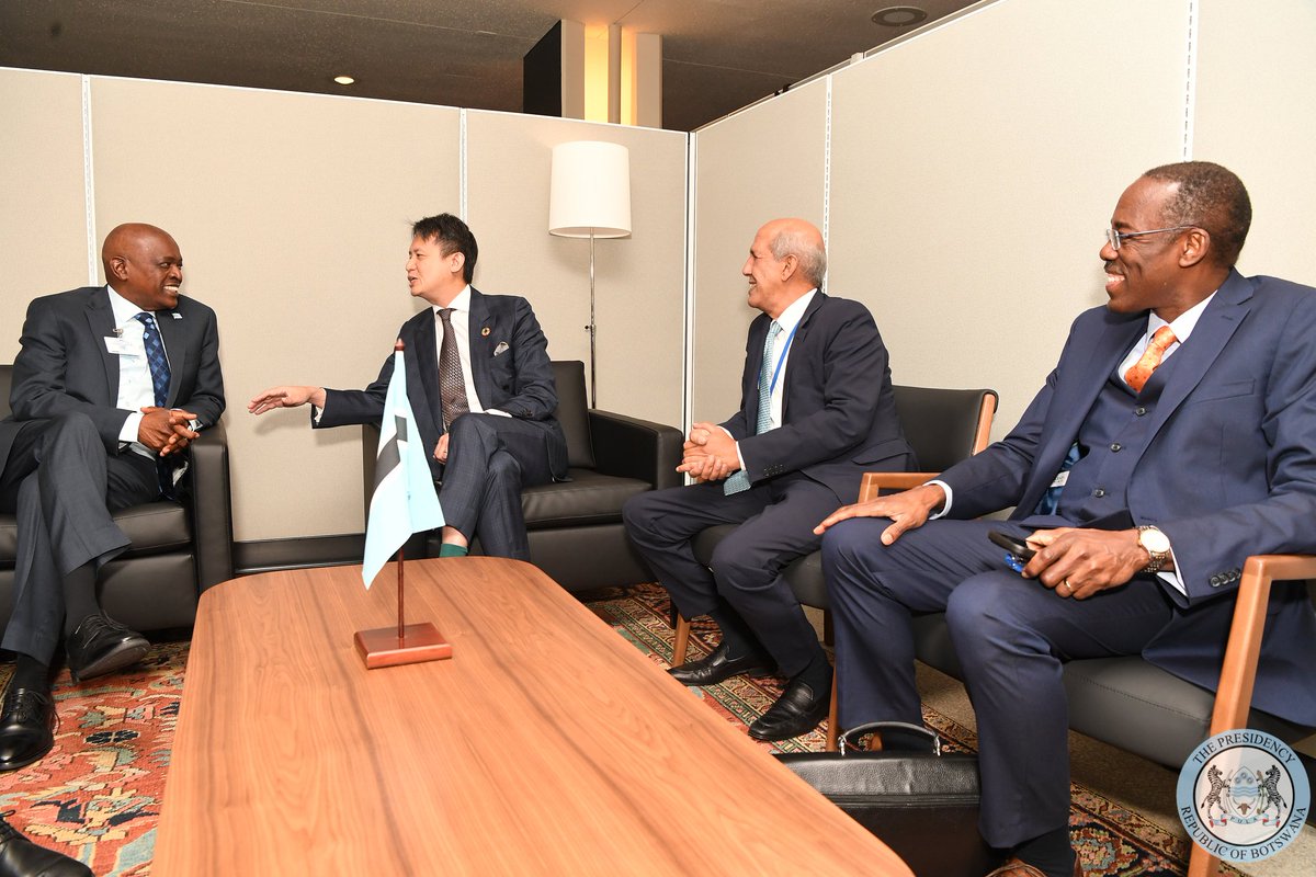OfficialMasisi's tweet photo. The meeting took place on the sidelines of the 79th Session of the United Nations General Assembly.
#AdvancingTogether
#buildingrelations
#mindsetchange
#GoMasisi🇧🇼 https://t.co/gEjLcbtWDi